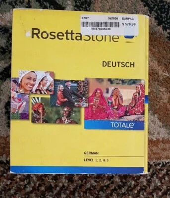 Rosetta Stone V4 TOTALe: German Level 1-3 Set PC MAC NEW! - Image 1 of 4