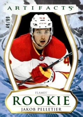 Jakob Pelletier - 2023-24 Artifacts Green Rookie Jersey # 49/99 Card #197 - Image 1 of 2