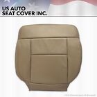 "2005-08" 2007 Ford F150 Driver Side Bottom Leather Seat Cover Medium Pebble Tan