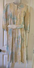 Jonathan Martin Vintage Pastel Cottagecore Secretary Dress Made in USA Size 7/8