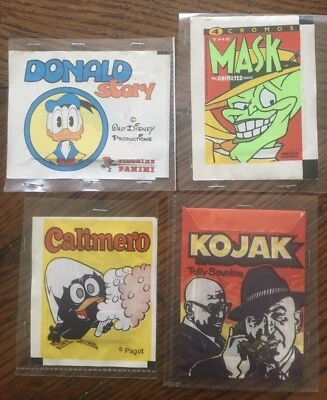 lot 4 POCHETTES SCELLÉES PANINI ET STYLE PANINI VINTAGE - Photo 1/2