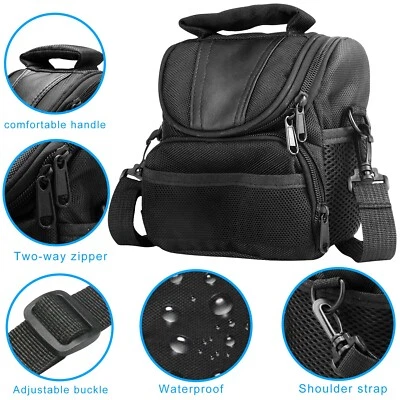 DSLR Shoulder Camera Bag Case Zipper Protective Pouch For Canon Nikon Sony Rebel - Image 1 of 4