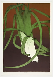 Original signed Art Hansen lithograph - Leeks - from large private collection - Picture 1 of 9