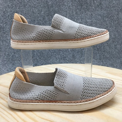 Scarpe UGG donna 6 Sammy maglia casual slip on sneakers basse 1016756 tessuto grigio
