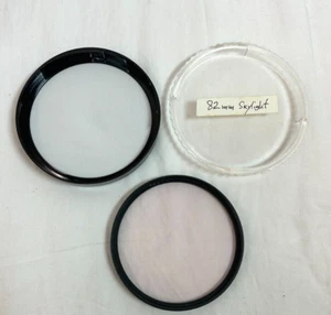 TIFFEN 82MM SKYLIGHT (1A) FILTER PROTECTOR WITH COVER - Picture 1 of 6