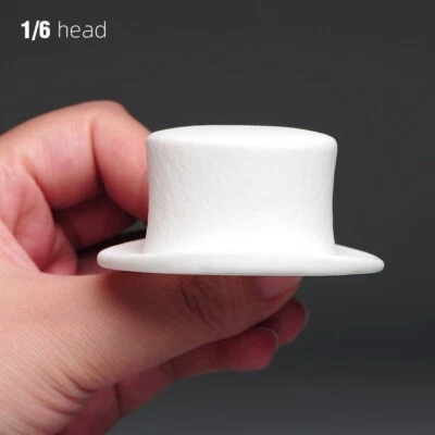 Resin 1/6 Jack Nicholson White Hat Miniature Figures Diorama Fit 12" Head Toys - Image 1 of 4