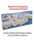 Little Debbie Birthday Cakes- 8 ct/12.39oz Carton FREE SHIPPING