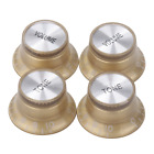 4* Guitar Top Hat Bell Knobs Speed Volume Tone Control for Gibson Epiphone LP SG