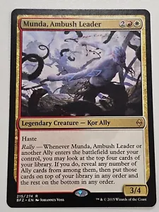 Munda, Ambush Leader●Battle for Zendikar●MTG●2015●ENGLISH▪︎RARE●NM●#397 - Bild 1 von 2