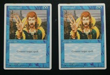 Counterspell x2 - Magic the Gathering (MTG) Card - 4th Edition - Blue - Instant