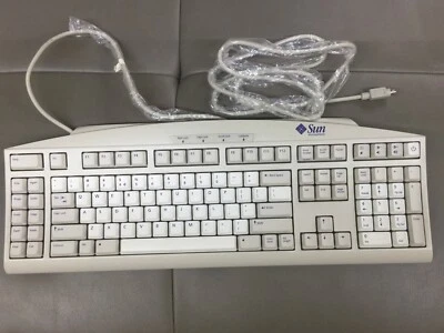 SUN UNIX Keyboard DIN-8 ,ENGLISH, for Sun  Ultra 5 , Ultra 10 systems, Test-PASS - Image 1 of 4