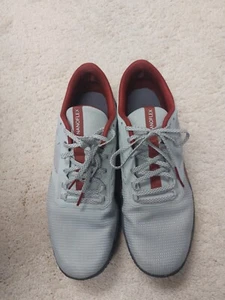 Reebok Men's Nanoflex Cross Trainer GX3780 Grey/Cherry 11.5 VGC Free-Ship  - Picture 1 of 12