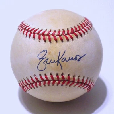 ERIC KARROS Signed/Autographed National League NL Baseball - 1992 NL ROY w/COA - Image 1 of 2
