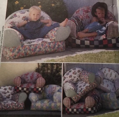 NEW & VINTAGE 1998 ' MC CALL'S' KIDS CHAIR  SEWING PATTERN M9665 ONE SIZE - Image 1 of 2