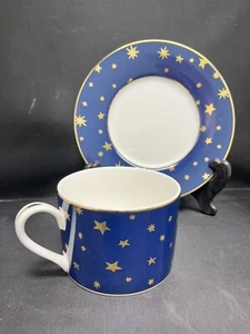 Sakura Porzellan Galaxy Blau Tasse und Untertasse Set(s) Neu ohne Etikett - Bild 1 von 9
