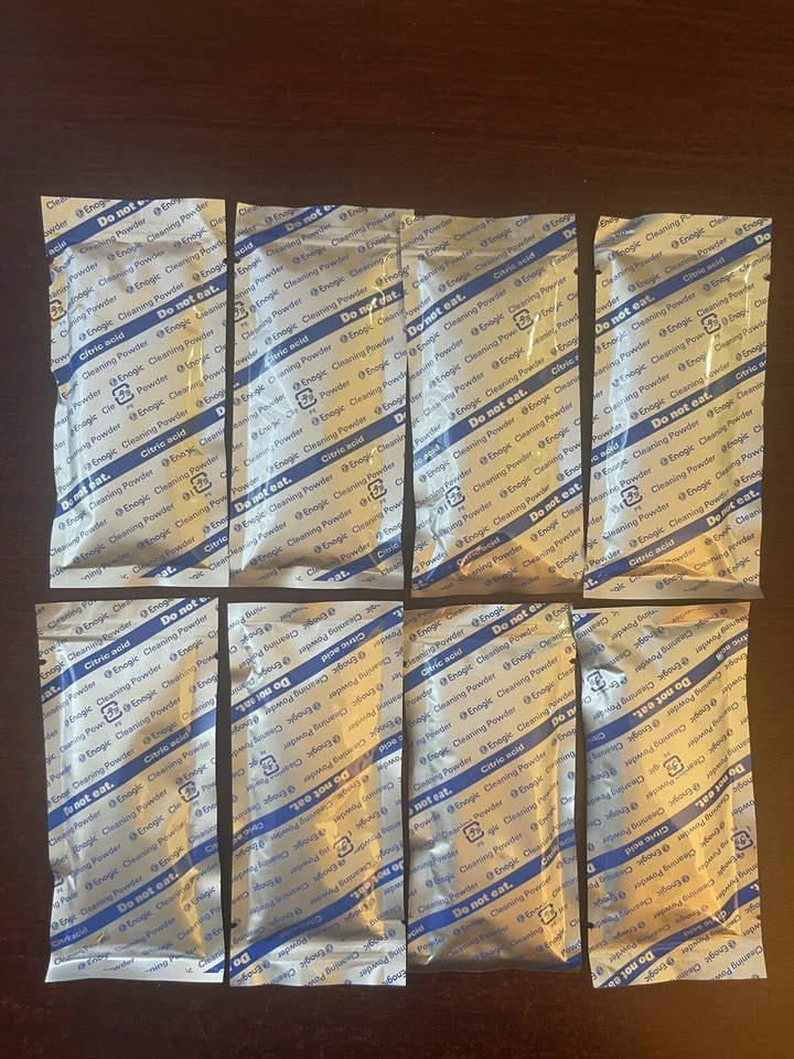 Pack de 8 Polvos Limpieza KANGEN ENAGIC Agua Alcalina LEVELUK Limpiador Cítrico Foto 1 de 1