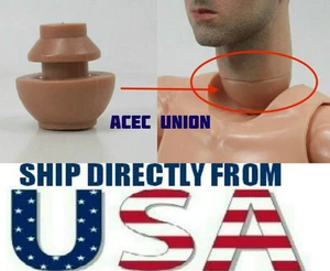 1/6 Custom Male Neck Joint Connector For Hot Toys BBI Male Figure Body U.S.A. - Picture 1 of 6