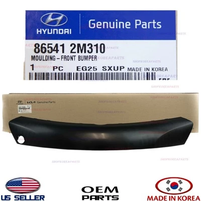 Parachoques delantero GENUINO moldeado central sin pintar USA Market Genesis cupé 2013-16 Foto 1 de 4