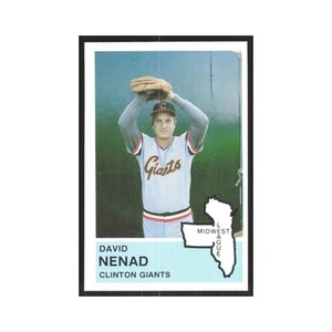 1982 Fritsch Minor League David Nenad Clinton Giants #9.0 - Picture 1 of 3
