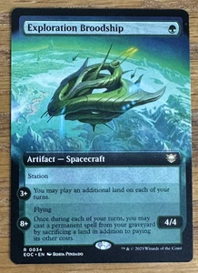 MTG Edge of Eternities Commander, Exploration Broodship - Borderless - Picture 1 of 1