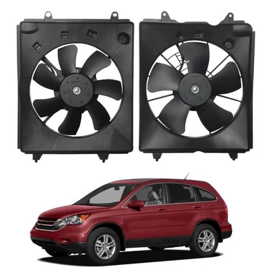 Ventilador de refrigeración del radiador para Honda CR-V 2010 2011 2012 2013 2014 2016 2,4 L L&R Foto 1 de 4