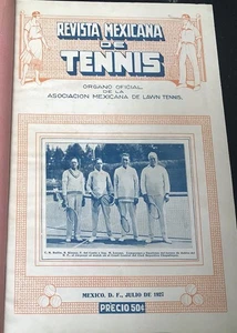 Seltene 1927-28 Revista Mexicana De Tennis Ausgaben 7 gebunden in einem Band Zeitschriften - Bild 1 von 18