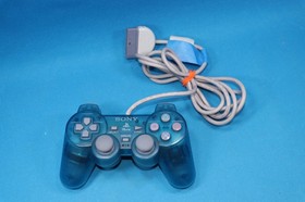 Sony PlayStation 1 PS1 PSOne Analog Controller Island Blue SCPH-1200 OEM TESTED