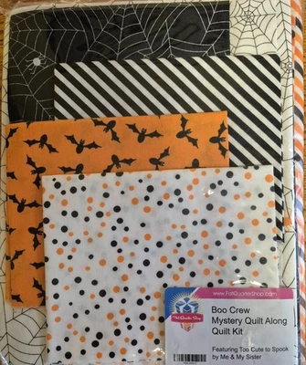 Boo Crew Mystery Quilt Along Quilt Kit. Too Cute to Spook Moda - Image 1 of 2