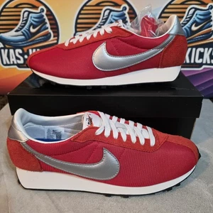 Nike LD 1000 Red Silver Trainers Sneakers Shoes Mens Size 9 UK Brand New Rp £100 - Picture 1 of 11