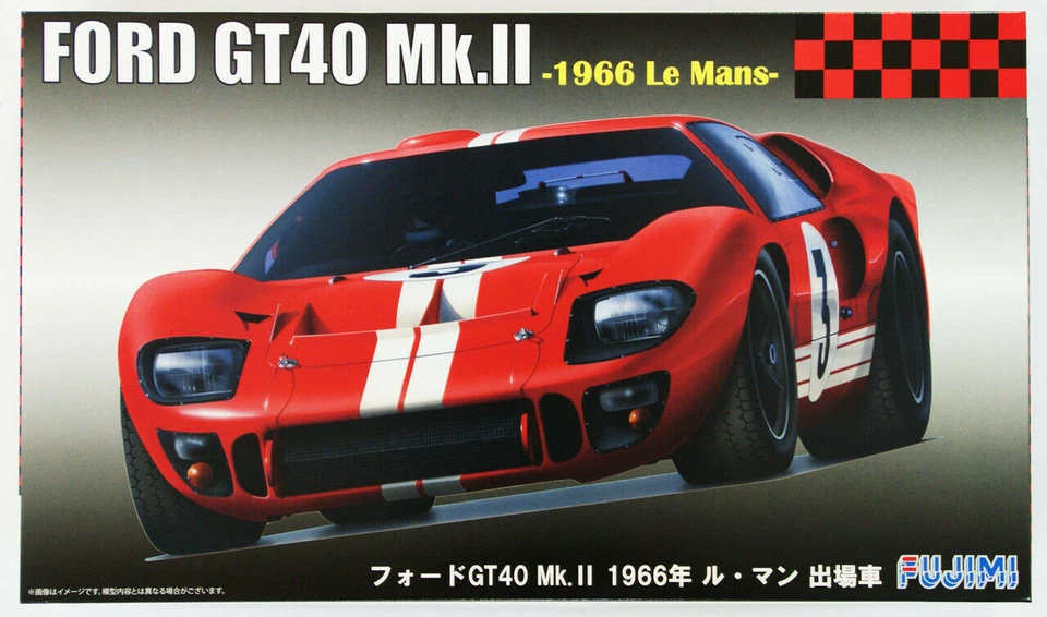 FUJIMI 1:24 KIT AUTO IN PLASTICA  FORD GT40 MK.II 1966 LE MANS  ART 126067 RS-51 - Immagine 1 di 3