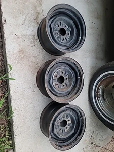 1969 1970 Chevrolet Camaro COPO 14x7 XT code steel wheels - Picture 1 of 17