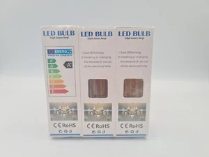 Pack of 3 LED Filament Bulbs C35 E14 4W Warm White Dimmable Energy Saving A+ - Picture 1 of 4