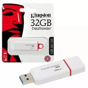 Memoria USB Kingston 32 GB 3.1 / 3.0 / 2.0 Data Traveler G4 Flash Pen Drive - Imagen 1 de 1