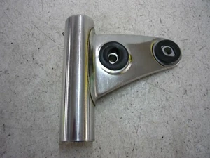 KAWASAKI KZ400 KZ 400 CHROME RIGHT SIDE FORK EAR HEADLIGHT MOUNT OEM  - Picture 1 of 9