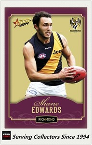 2014 SELECT AFL CHAMPIONS GOLD PARALLEL CARD CG164 SHANE EDWARDS -RICHMOND