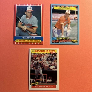 1986 & 1987 Cal Ripken Jr. Fleer Limited Edition Cards - Picture 1 of 7