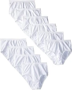 10 pack Fruit of the Loom Cotton BRIEF Underwear White Size - 6 ~ 7 ~ 8 - Picture 1 of 4