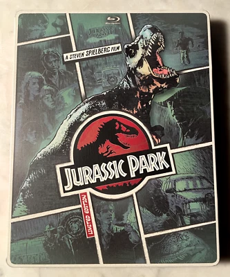 JURASSIC PARK Spielberg limited edition steelbook blu ray DVD - Image 1 of 2