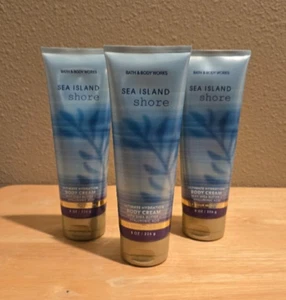 Bath & and Body Works Sea Island Shore Ultimate Hydration Body Cream- 3 pc - Picture 1 of 1