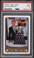 1990 O-Pee-Chee Hockey #522 - Wayne Gretzky ART ROSS TROPHY - PSA 9 (58240019)
