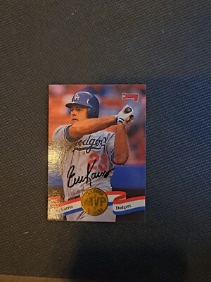 1993 Donruss MVP Эрик Каррос сертифицированный автограф # 15745 Лос-Анджелес Доджерс - Изображение 1 из 4