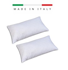 Coppia Cuscino Cuscini guanciale letto anallergico antibatterico Made in Italy