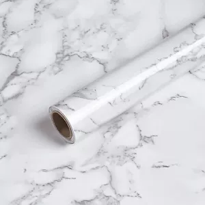 10M Marble Contact Paper Self Adhesive Peel Stick Wallpaper Kitchen Countertop - Picture 1 of 12