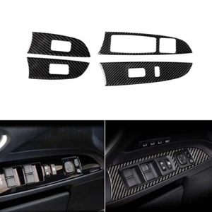 Car Carbon Fiber Window Switch Surond Cover Trim Fit For Lexus IS 2006-2012 - Picture 1 of 7
