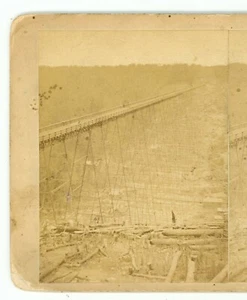 B3646 McKean County View Co, Kunzua Bridge Looking NW Alton Pennsylvania D - Picture 1 of 3