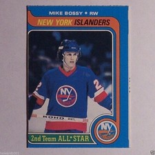 MIKE BOSSY - 2nd Year  1979/80 OPeeChee #230  New York Islanders original HOF