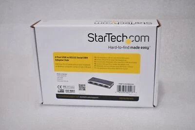 STARTECH ICUSB2324 4-PORT USB TO RS232 SERIAL DB9 ADAPTER HUB - Image 1 of 4