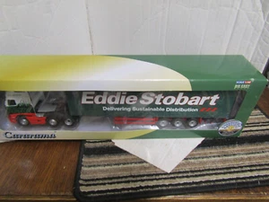 EDDIE STOBART SCANIA CURTAINSIDER diecast model Artic truck 1:50 CARARAMA CR005  - Picture 1 of 3