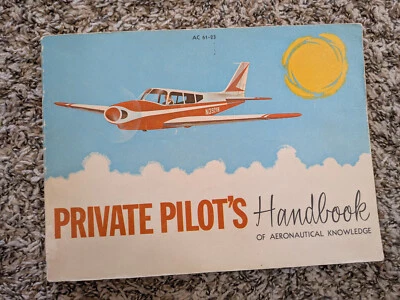 Private Pilot's Handbook of Aeronautical Knowledge AC 61-23 | 1965 PB + MAPA! Foto 1 de 4