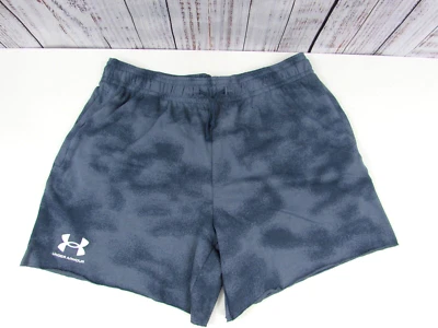 Pantalones Cortos Under Armour 1377578 UA Para Hombre RIVAL Terry Francés 6 pulgadas Gris Estampado XL Foto 1 de 4